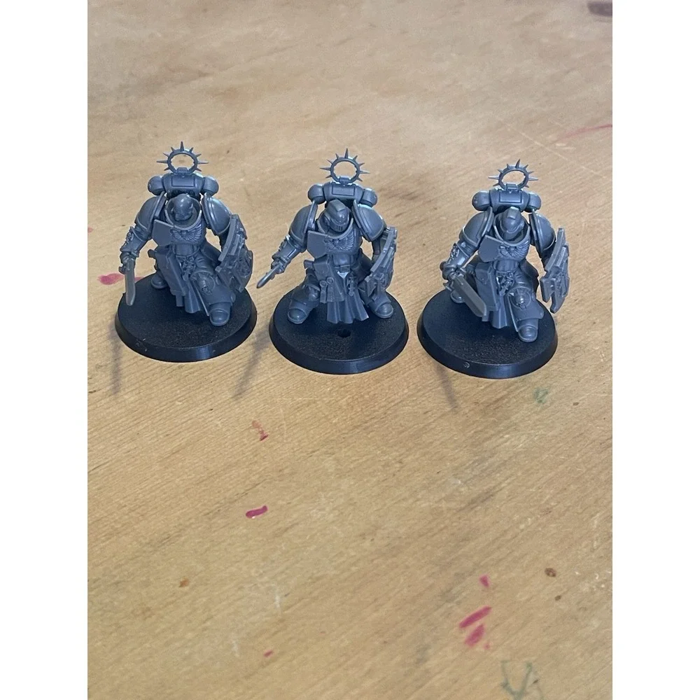3x Warhammer 40k Space Marines Primaris Bladeguard Veterans Lot Of 3